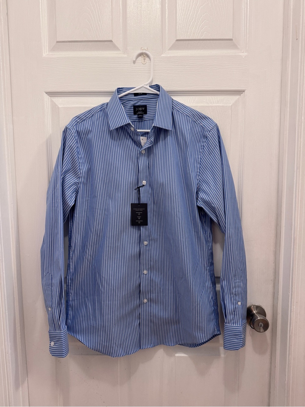 J. Crew Men’s Blue Stripe Dress Shirt